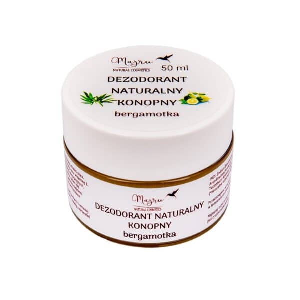 DEZODORANT NATURALNY KONOPNY BERGAMOTKA 50 ML